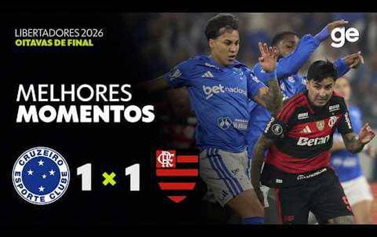Cruzeiro 1 x 1 Flamengo - oitavas de final libertadores 2026