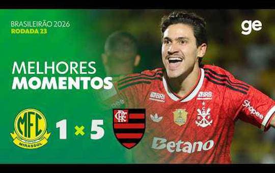 Mirassol 1 x 5 Flamengo - 2 turno brasileirao 2026